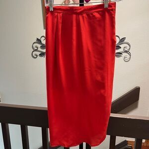 Sugarlips Elegant Red Skirt Size Small #133